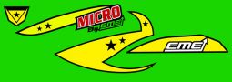EME Micro Graphic Kit - Yellow on Green