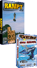 ERIC MALONE'S RAMPT VOL#1 (DVD) & ERIC MALONE'S 'ON EDGE' VIDEO (VHS)